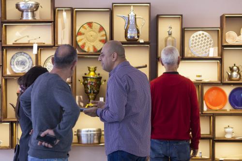 art work at jewish-arab cultural center