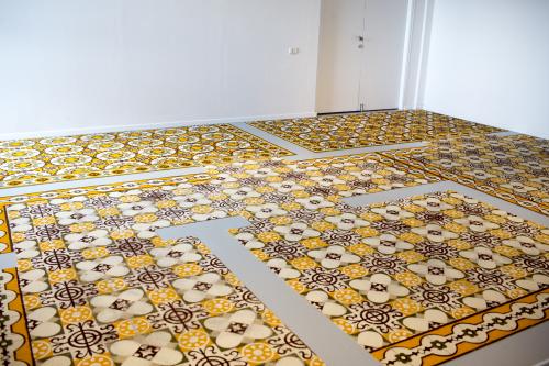 art work at jewish-arab cultural center