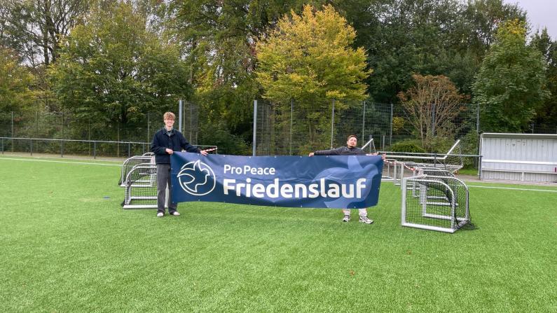 Banner Münsteraner Friedenslauf