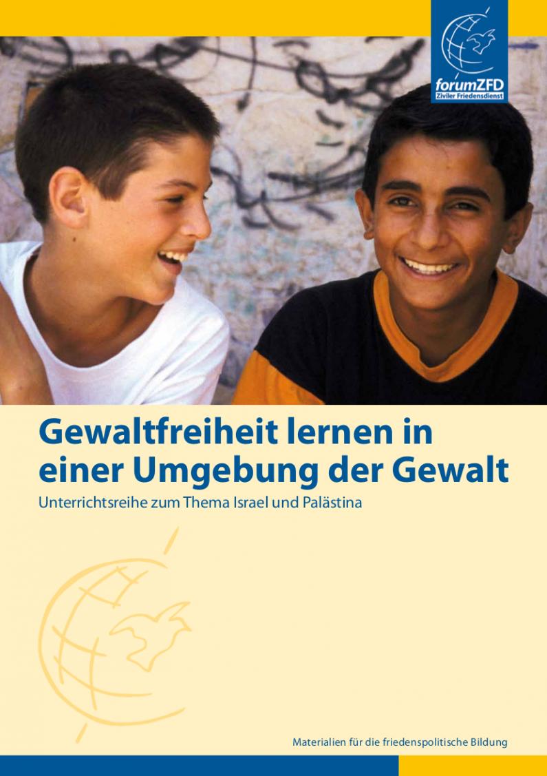 Gewaltfreiheit lernen Titel des Bildungshefts