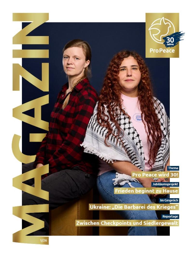 Cover des Pro Peace Magazins, Ausgabe 01-26