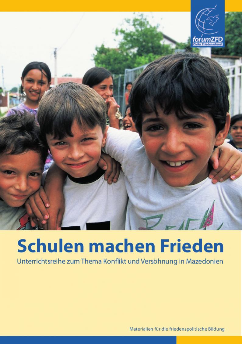 Schulen machen Frieden Titel des Bildungshefts
