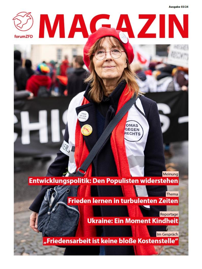 Coverbild des forumZFD Magazins Coverbild des forumZFD Magazins, Ausgabe 03-2024