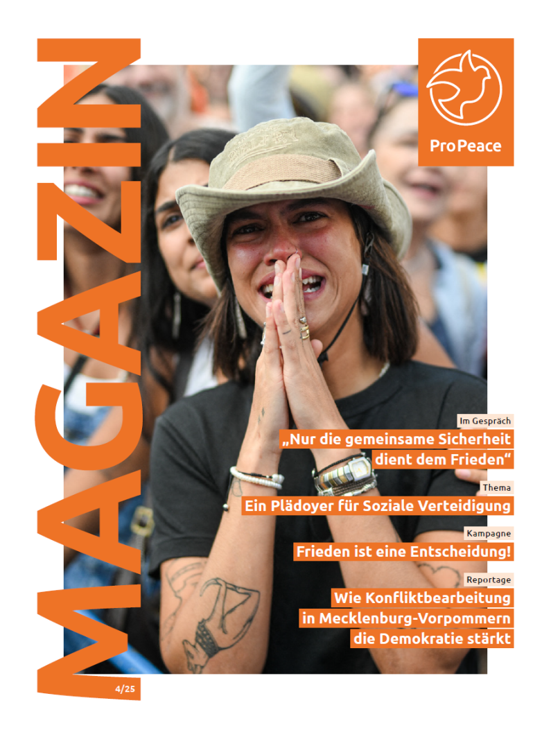 Cover des Pro Peace Magazins, Ausgabe 04-2025