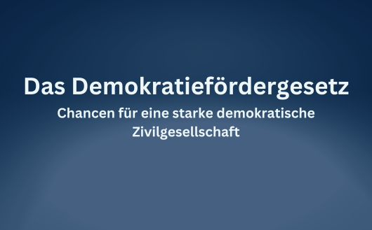 Erkl&auml;rung zum Demokratief&ouml;rdergesetz
