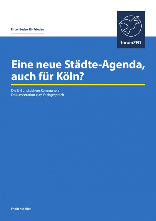 Titel der Stellungnahme "Eine neue St&auml;dte-Agenda &ndash; auch f&uuml;r K&ouml;ln?"
