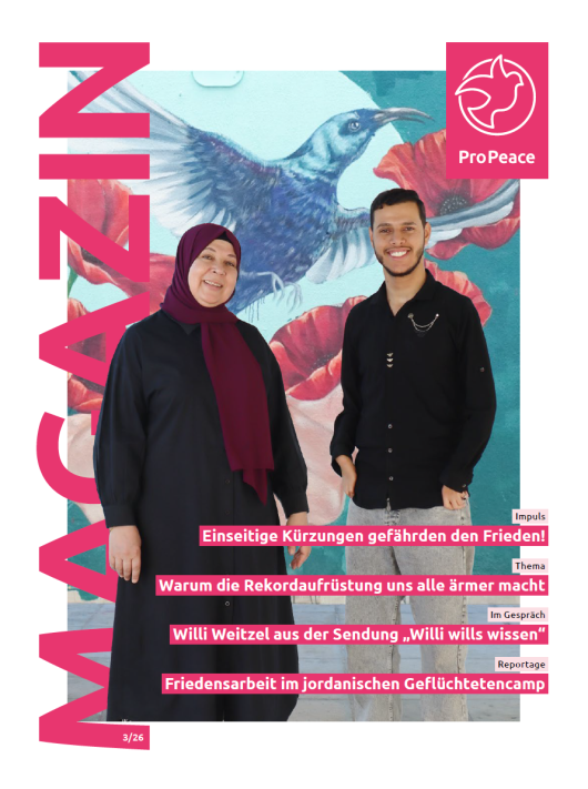 Cover des Pro Peace Magazins 03/2026