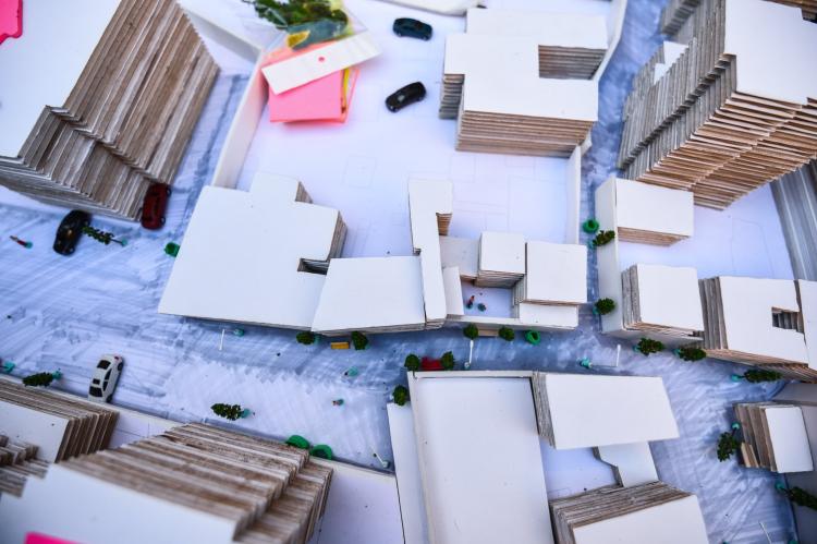 Model of the alleyway