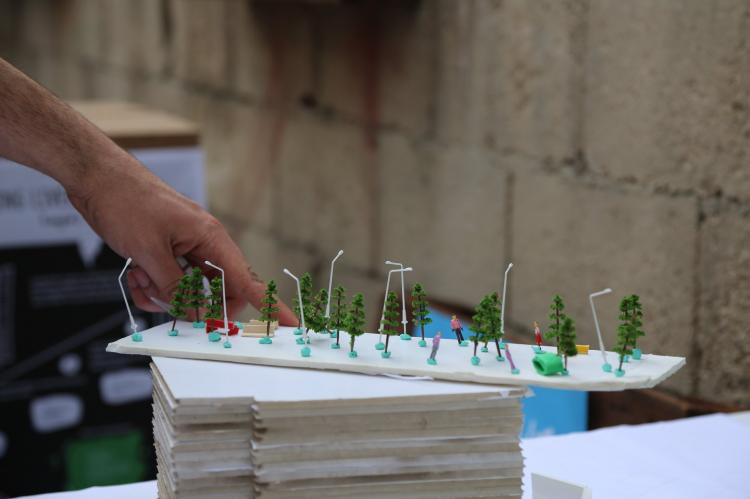 Model of the alleyway