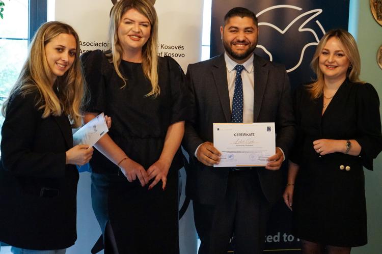 Certification ceremony for the Academy - Dealing with the Past Journalism and Conflict Sensitive Reporting 4