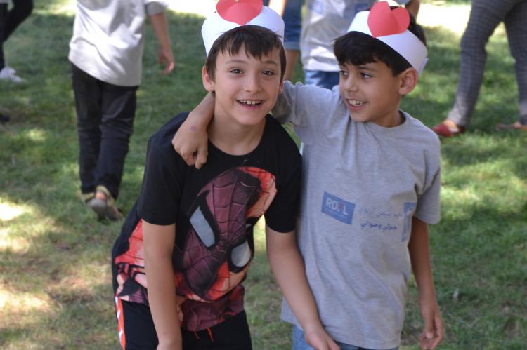 Kids in a Summer Camp Training
