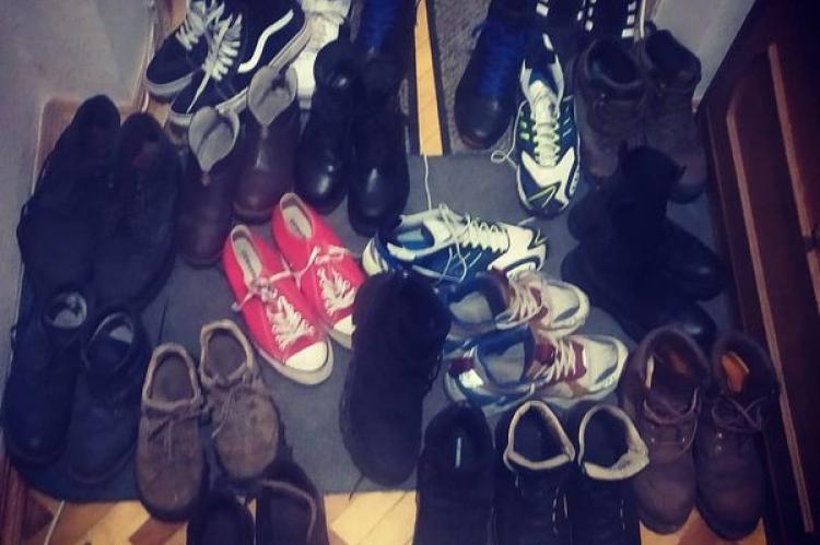 Shoes meeting psychosocial support