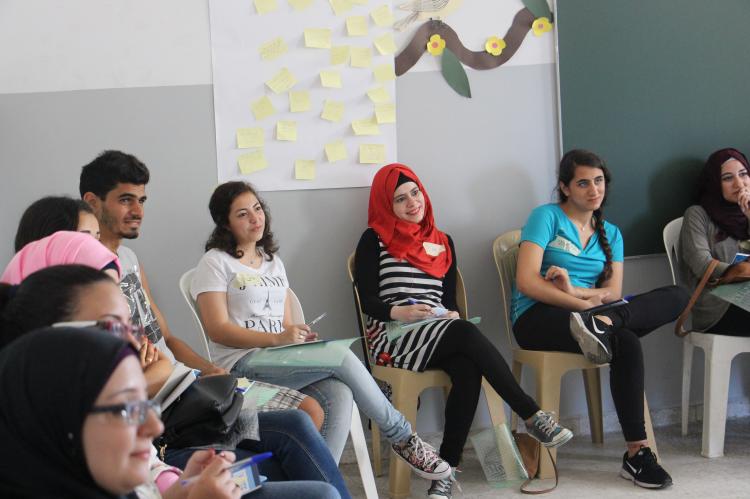 Training participants in the NOVA training