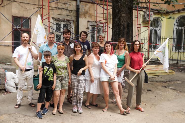Participants of the School of Culture of Neighbourhood in Odesa, 2019