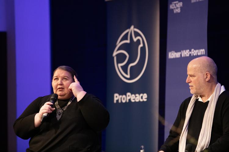 Angela Starovoyta bei der Jubil&auml;ums-VA