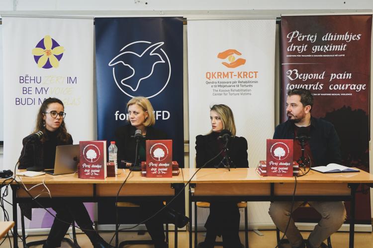 Promotion of ‘Beyond pain, toward courage’ at the University of Gjakova ‘Fehmi Agani’ 3