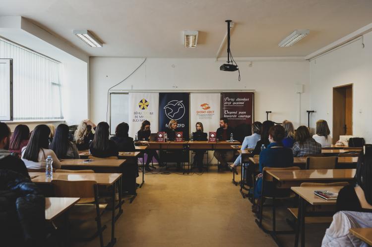 Promotion of ‘Beyond pain, toward courage’ at the University of Gjakova ‘Fehmi Agani’ 5