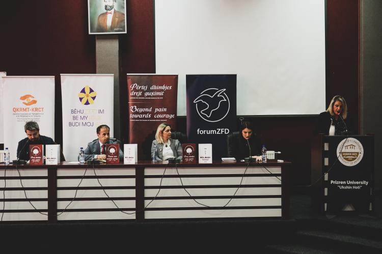 Promotion of ‘Beyond pain, toward courage’ at the University of Prizren ‘Ukshin Hoti’ 1