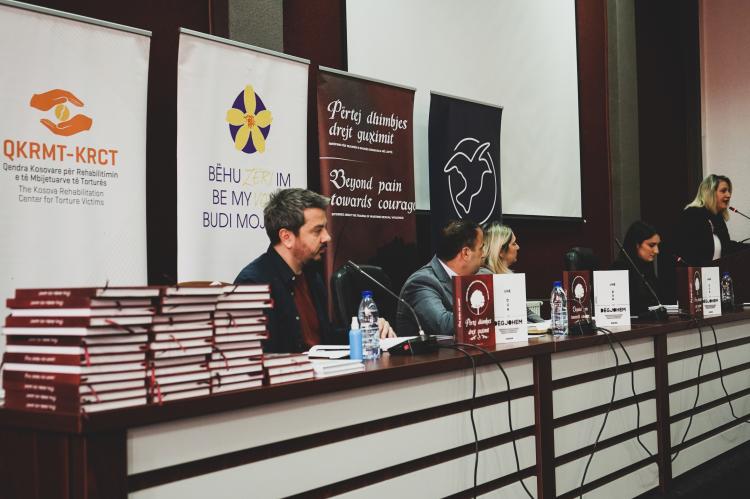 Promotion of ‘Beyond pain, toward courage’ at the University of Prizren ‘Ukshin Hoti’ 2