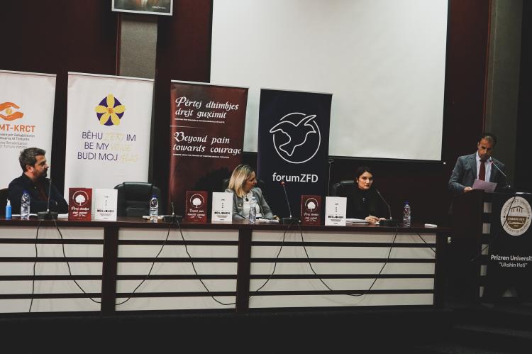 Promotion of ‘Beyond pain, toward courage’ at the University of Prizren ‘Ukshin Hoti’ 6