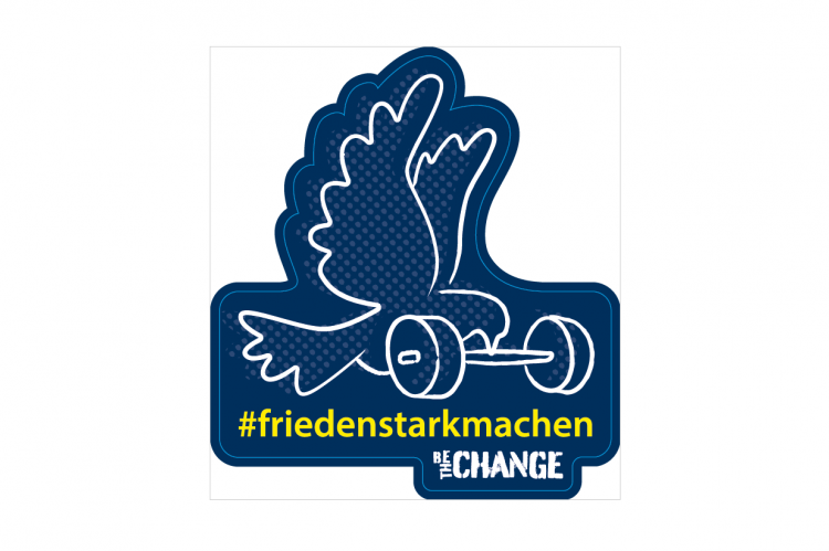 Aufkleber BetheChange