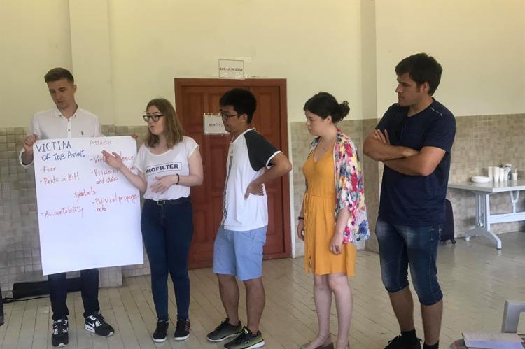 The Democracy & Peacebuilding in Bosnia & Herzegovina youth camp in Prijedor