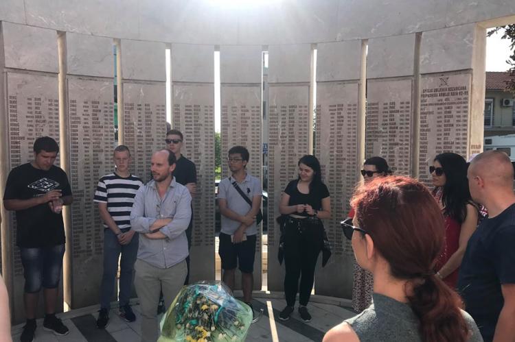 The Democracy & Peacebuilding in Bosnia & Herzegovina youth camp in Prijedor