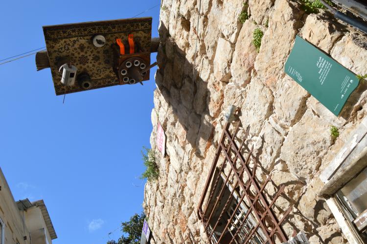 Street art in Wadi Nisnas, in Haifa