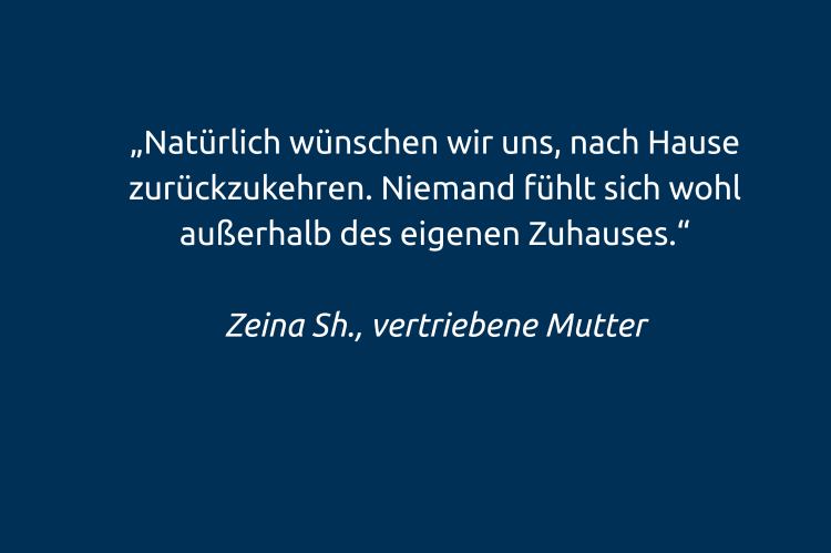 Zitat von Binnengefl&uuml;chteten aus dem Libanon