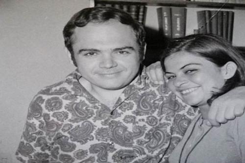 Wadad Halawani mit Ehemann.