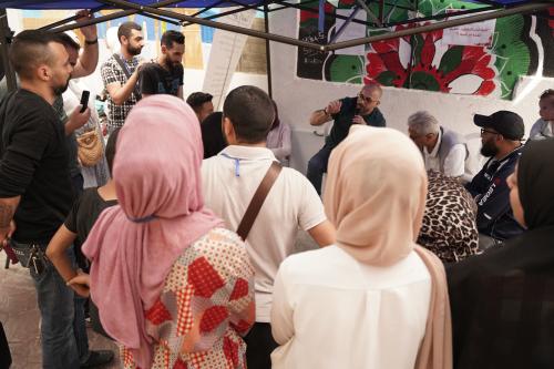 Dialogue at Souk Moukhaimna