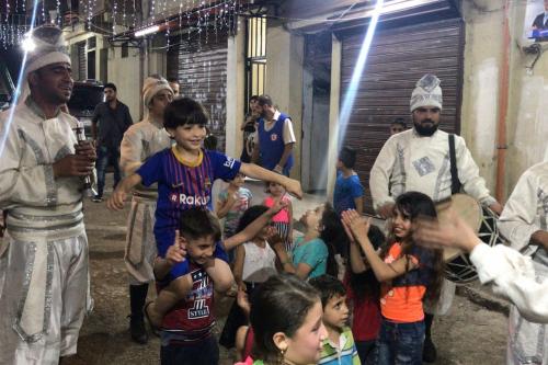 Music and dancing at the event