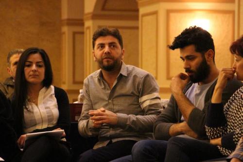 Teachers being trained on the Memory of War Handbook