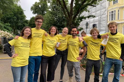 Team beim 23. Aachenener Friedenslauf