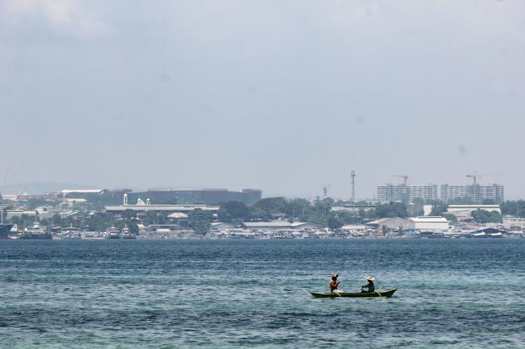 Boat between Samal and Davao