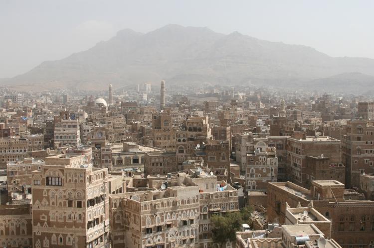 Blick auf die Hauptstadt des Jemen, Sana'a