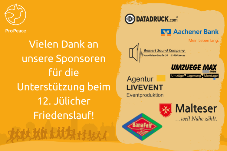 Logos der Sponsoren Jülicher FL 2025