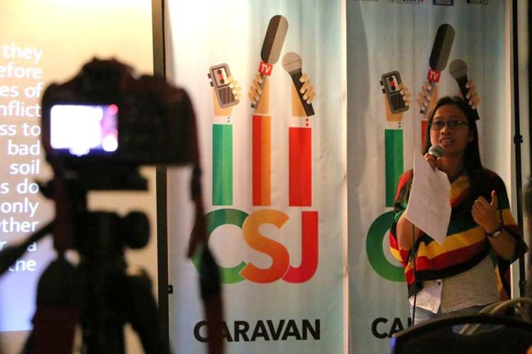 Eine Teilnehmerin des Projekts CSJ Caravan