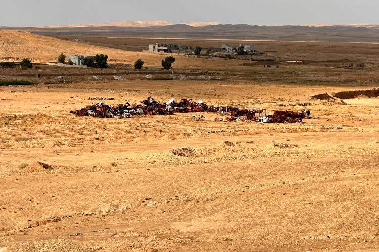 Karges Landschaftsbild im Norden des Irak.