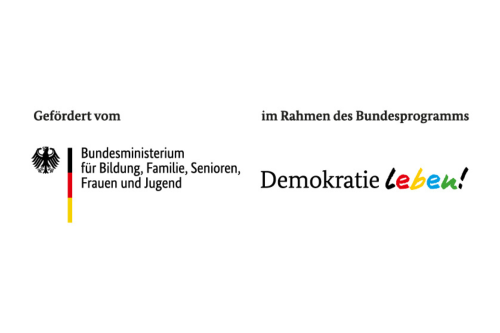 F&ouml;rderhinweis Bundesprogramm Demokratie Leben