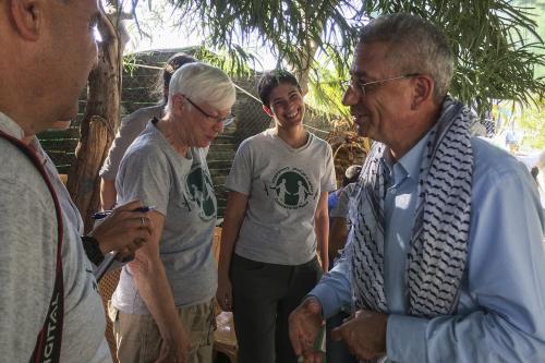 Mustafa Barghouti im Gespr&auml;ch