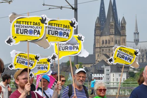 Eine Kampagne von Pro Peace im Jahr 2019