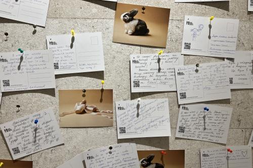 Pers&ouml;nliche Botschaften im War Childhood Museum