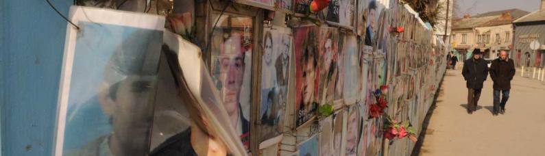 Wall of remembrance in the Western Balkans