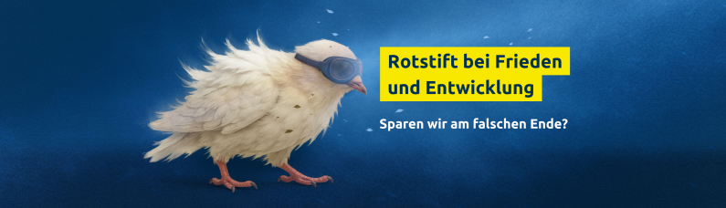 Rotstift bei Frieden und Entwicklung: Sparen wir am falschen Ende?