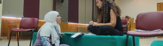 Women talking in Broummana