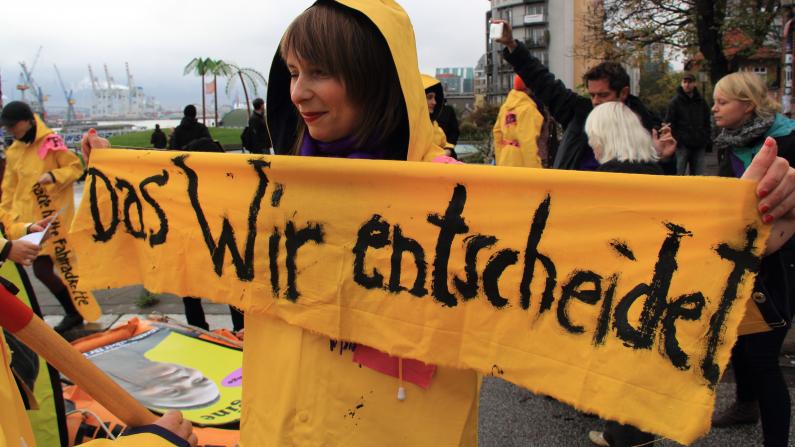 "Das Wir entscheidet" - Demonstration für die Rechte Geflüchteter in Hamburg 2013