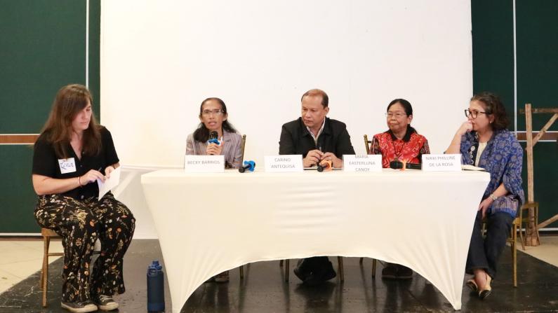 Panel discussion during launch of Addressing Land and Resource Conflicts