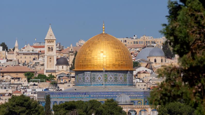 Der Felsendom in der Altstadt von Jerusalem