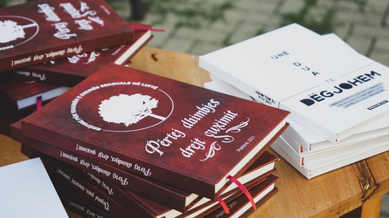 Promotion of ‘Beyond pain, towards courage: Stories about the trauma of wartime sexual violence’ in Prizren 3